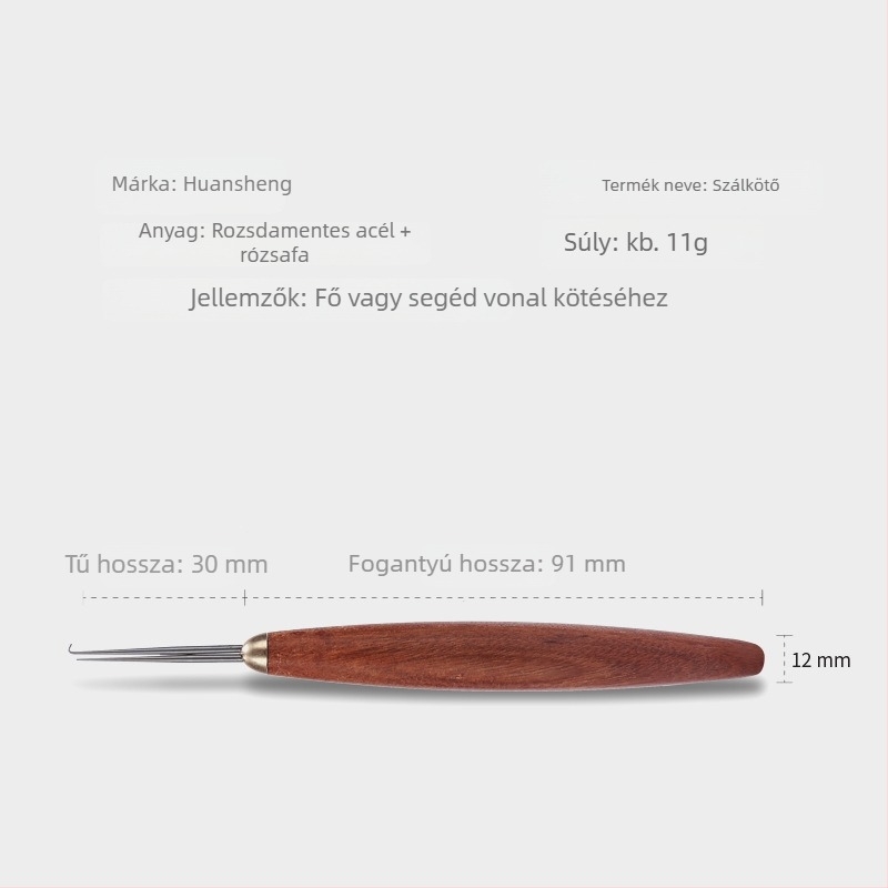 Horgász zsinór kötő eszközök készlet - Rosewood konstrukció - Huansheng márka