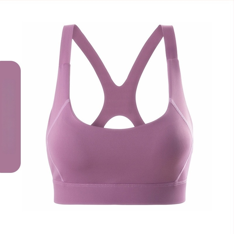 Magas intenzitású sportmelltartó Mold Cup, 3/4 kosár, rögzített kettős vállpántok, fő anyag: nylon, bélés: poliészter