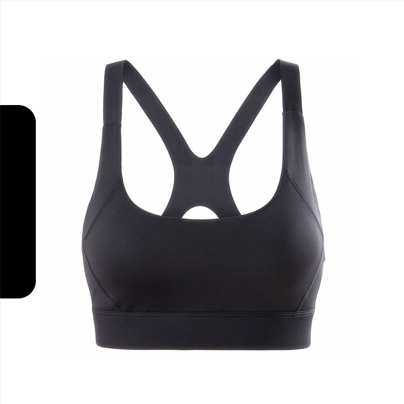 Magas intenzitású sportmelltartó Mold Cup, 3/4 kosár, rögzített kettős vállpántok, fő anyag: nylon, bélés: poliészter