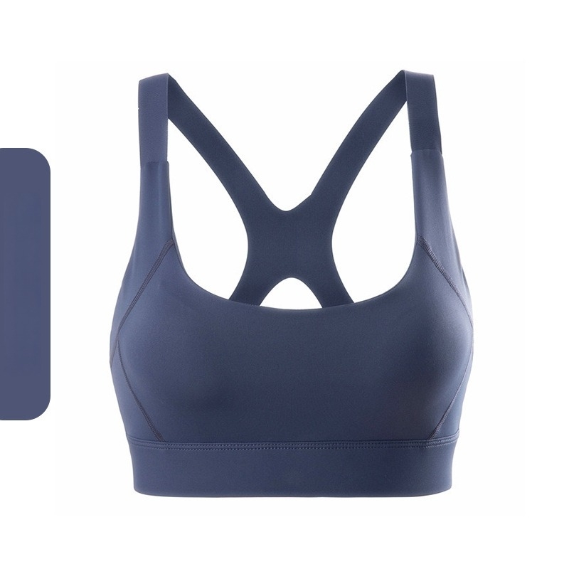 Magas intenzitású sportmelltartó Mold Cup, 3/4 kosár, rögzített kettős vállpántok, fő anyag: nylon, bélés: poliészter