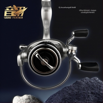 Spinning orsó Sound feather – fémes kivitel, csavaros rögzítés, hosszú dobás