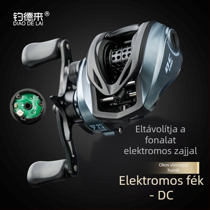 Water Drop orsó horgászathoz intelligens elektronikus fékkel, hosszú dobások, márka Fddl/Diao Delai
