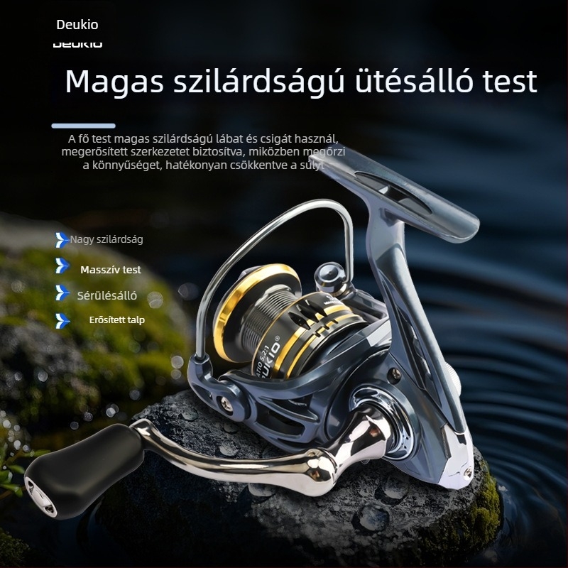 DEUKIO/Fun Spinning Wheel horgászorsó – 40 darabos csomag, licencelt magáncímke