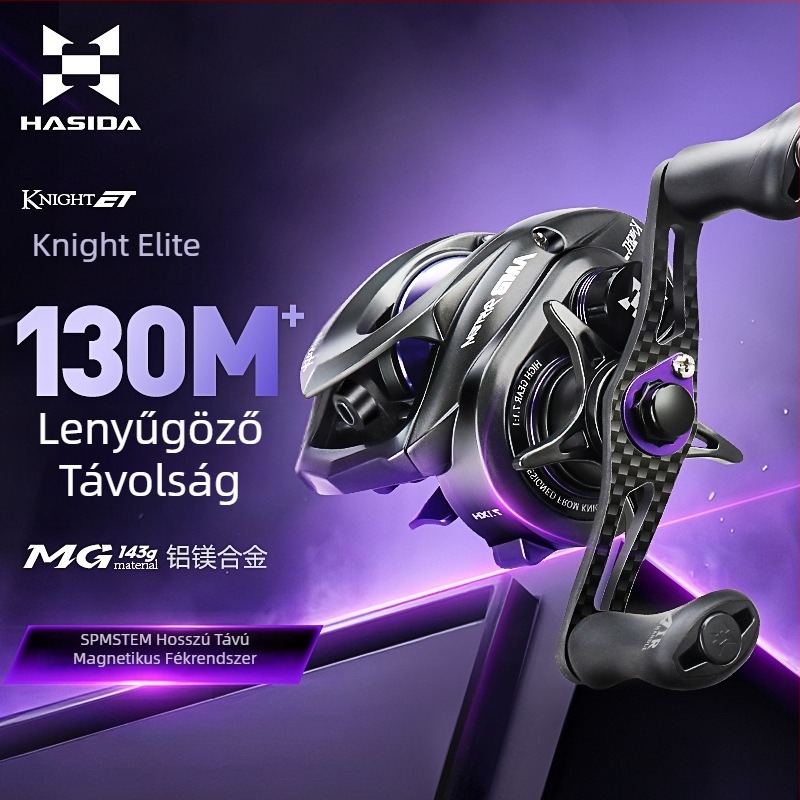 Hasda Knight Elite horgászorsó – Hosszú hatótáv, Ultra könnyű, Alumínium-magnézium ötvözet