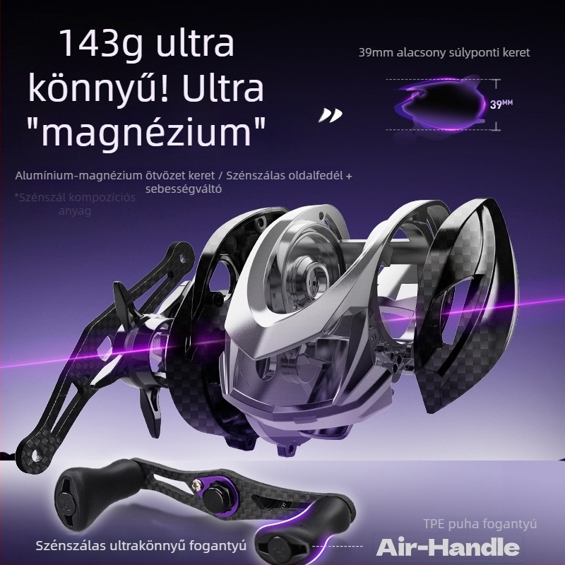 Hasda Knight Elite horgászorsó – Hosszú hatótáv, Ultra könnyű, Alumínium-magnézium ötvözet