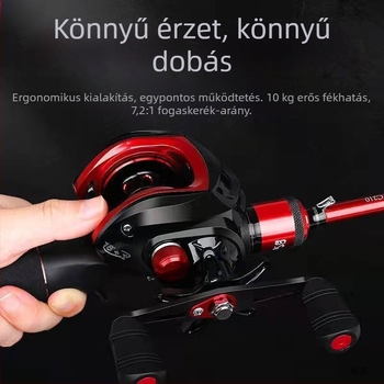 Kezdő horgászorsó, hosszú dobások, acélvonal ellenálló, raftos horgászat