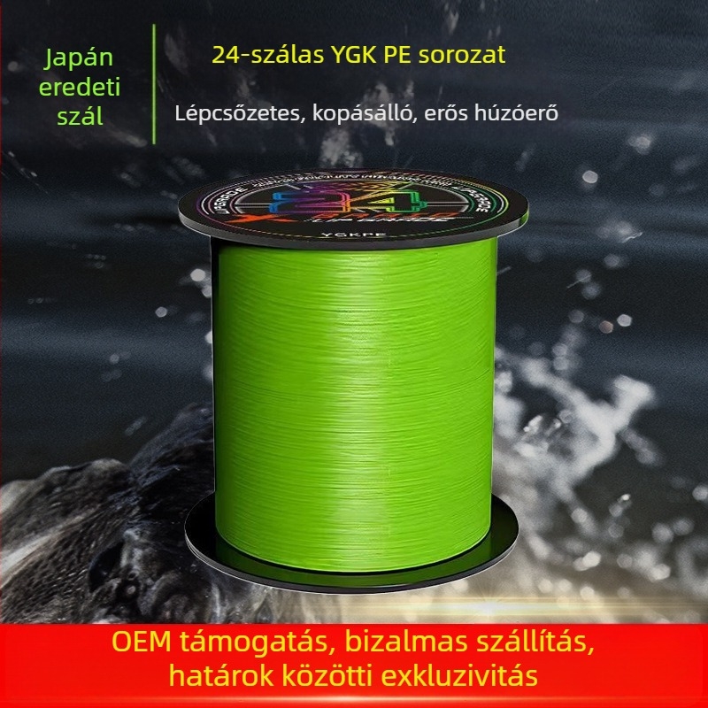 Fő horgász zsinór, PE anyag, erős húzóerő, 100 darabos csomag