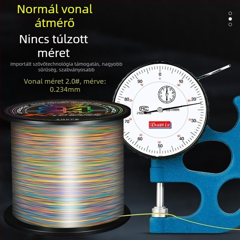 Fő horgász zsinór, PE anyag, erős húzóerő, 100 darabos csomag