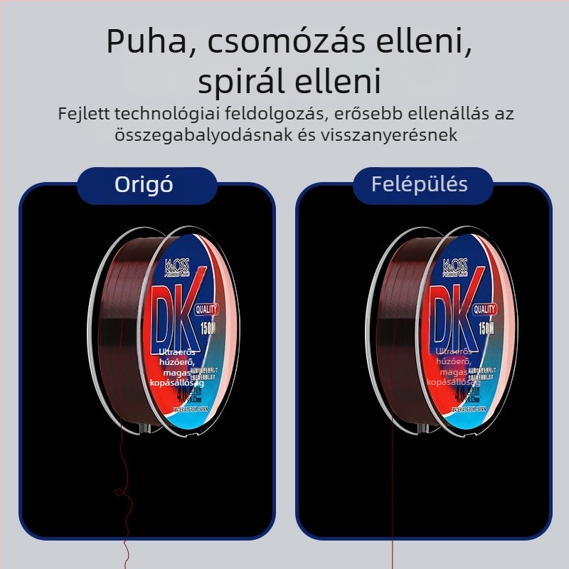 Huaya Nylon fő damil – magas szakítószilárdságú halászati damil, dobozban 10 tekercs