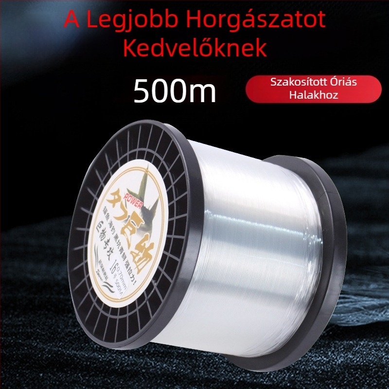 Nagy teherbírású tengeri damil, 0,6–1,0 mm, nylon fő damil nagy példányokhoz