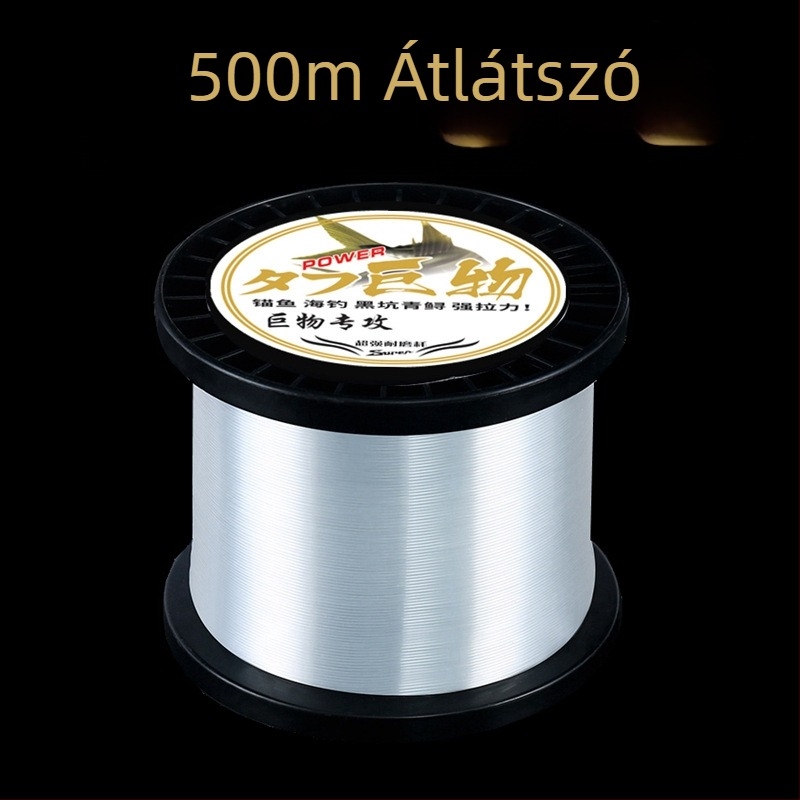 Nagy teherbírású tengeri damil, 0,6–1,0 mm, nylon fő damil nagy példányokhoz