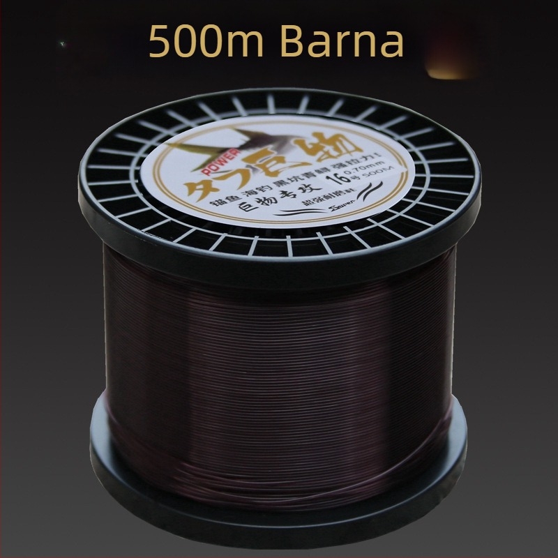 Nagy teherbírású tengeri damil, 0,6–1,0 mm, nylon fő damil nagy példányokhoz