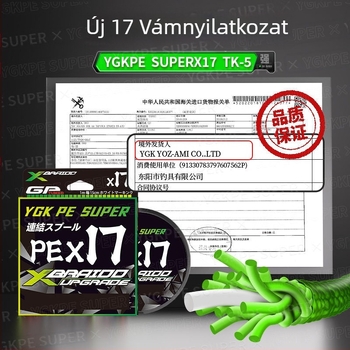 Fő horgászvonal Ygk bkupe, PE, erős, 100 db