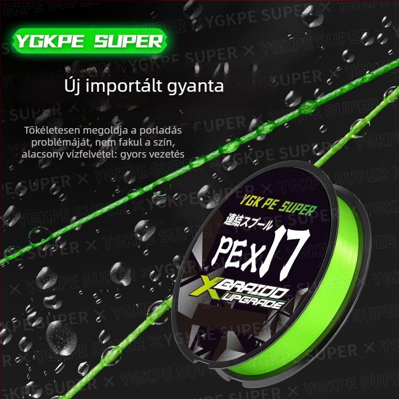 Fő horgászvonal Ygk bkupe, PE, erős, 100 db