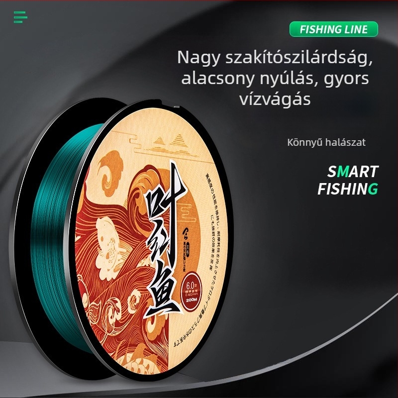 Leaf red fish monofilament nylon horgász damil, főline, 150 m, szakítóerő 100
