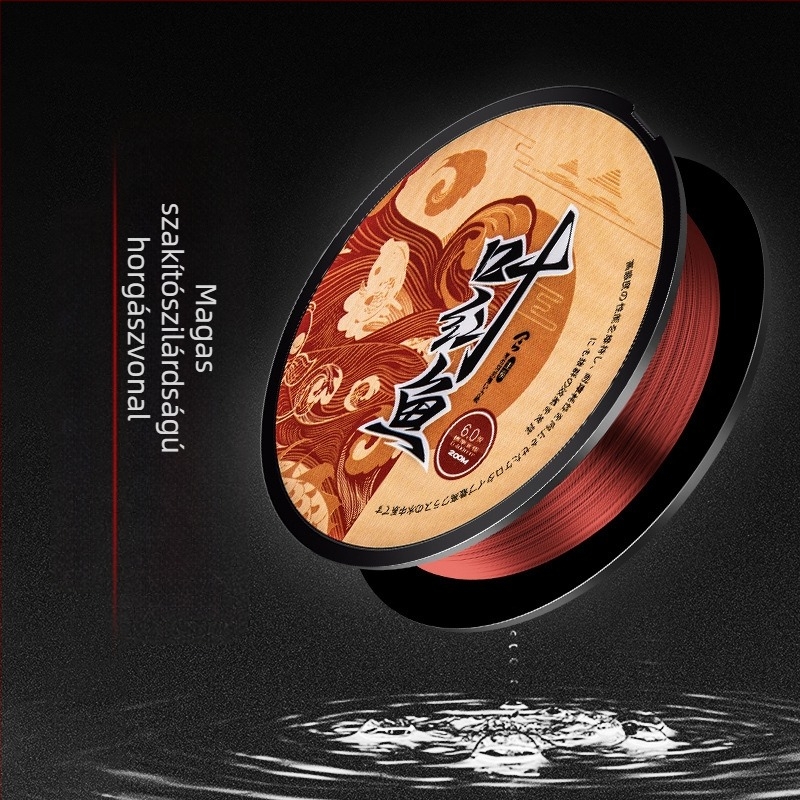 Leaf red fish monofilament nylon horgász damil, főline, 150 m, szakítóerő 100