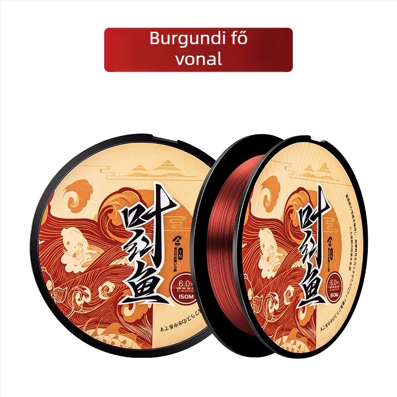 Leaf red fish monofilament nylon horgász damil, főline, 150 m, szakítóerő 100