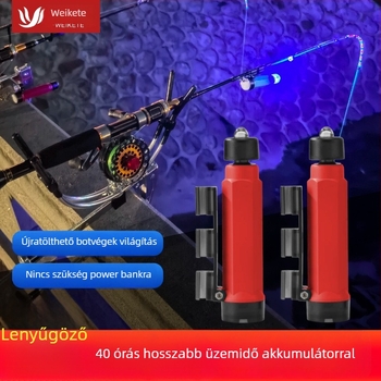 Újratölthető raft horgász fény - LED világítás, műanyag kivitel, hatótávolság 50 m alatt
