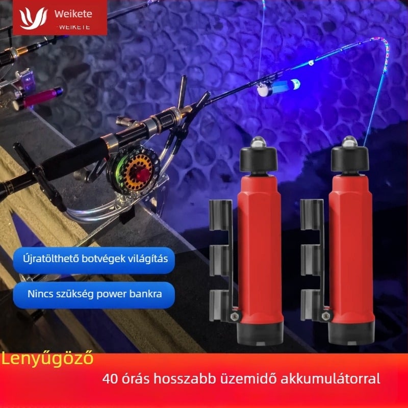 Újratölthető raft horgász fény - LED világítás, műanyag kivitel, hatótávolság 50 m alatt