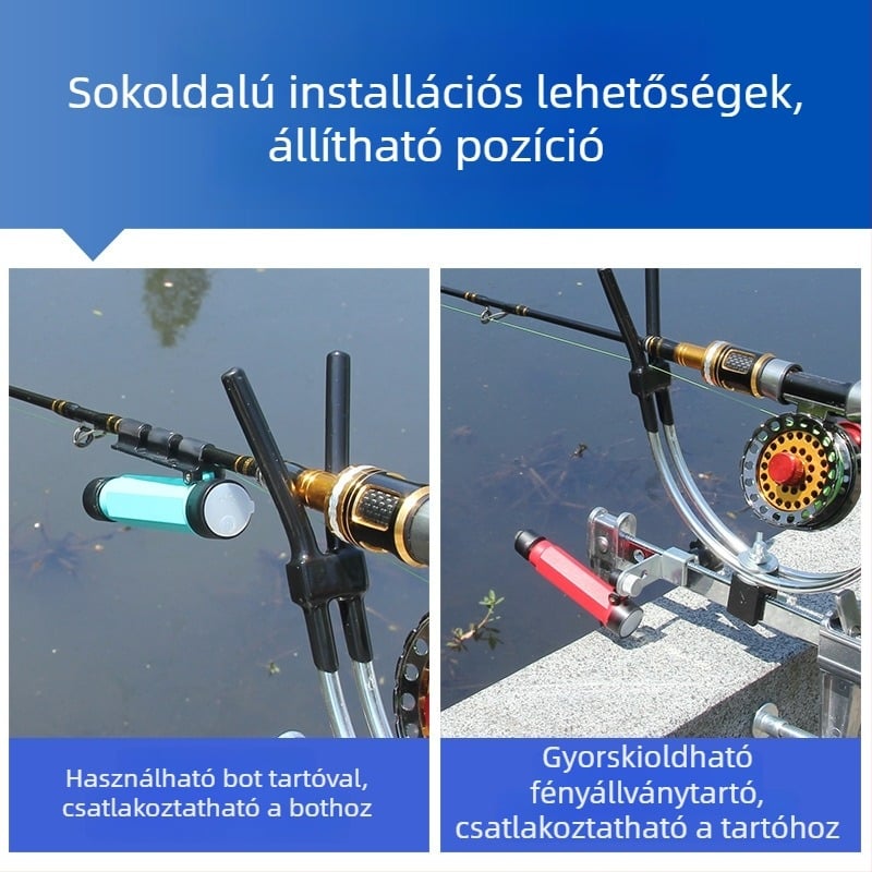 Újratölthető raft horgász fény - LED világítás, műanyag kivitel, hatótávolság 50 m alatt