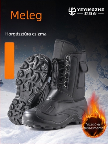 EVA horgászcipő, csúszásmentes és vízálló, jég- és havas körülményekhez (Anyag: EVA; Csúszásmentes; Vízálló; Jég- és havas körülményekhez)