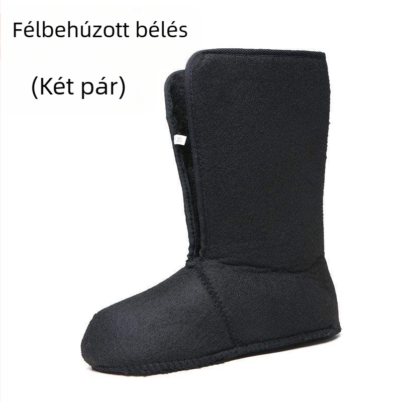 Férfiaknak vízálló esőcsizmák, magas szárú, PU felsőrész, EVA talp, melegen tartanak