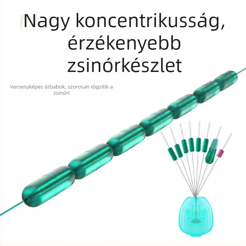 Űrgyöngy készlet horgászathoz – teljes készlet ólomsúlyokkal, kettős magú úszóülés, ötvözet forgógyűrű és kis kiegészítők
