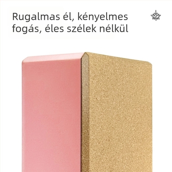 EVA parafa jóga blokk, 180 g, nagy sűrűségű, kétoldalas, csúszásmentes