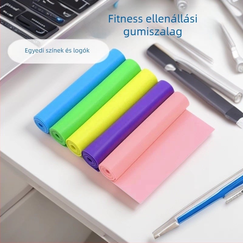 TPE fitnesz elasztikus szalag erőnléti edzéshez és nyújtáshoz