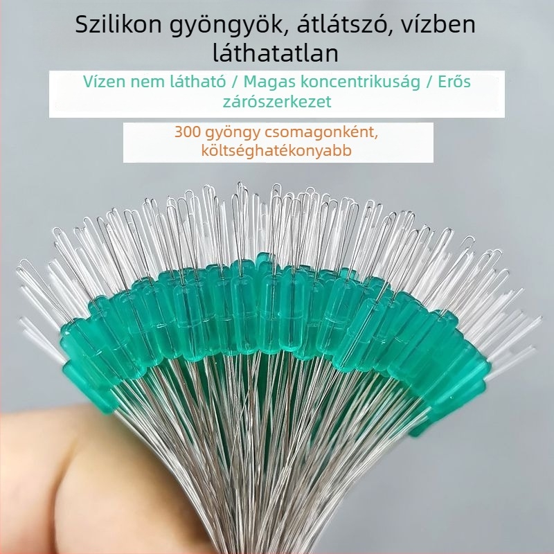 Kiváló minőségű szilikon űrgyöngyök, 300 darab, tömeges kiszerelés