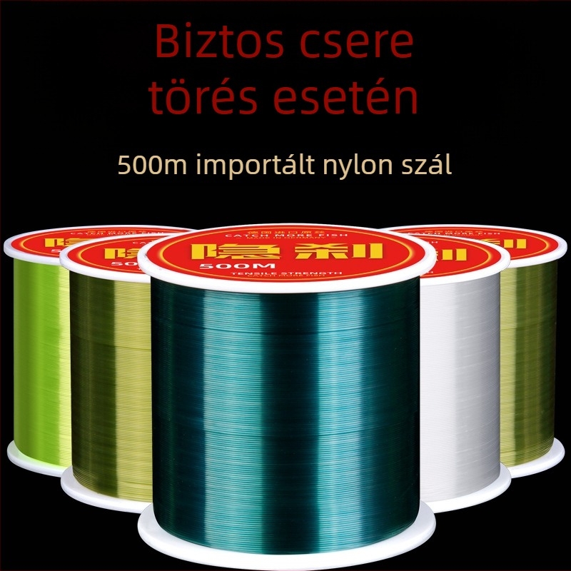 Nylon fő zsinór tengeri horgászathoz, 500 m
