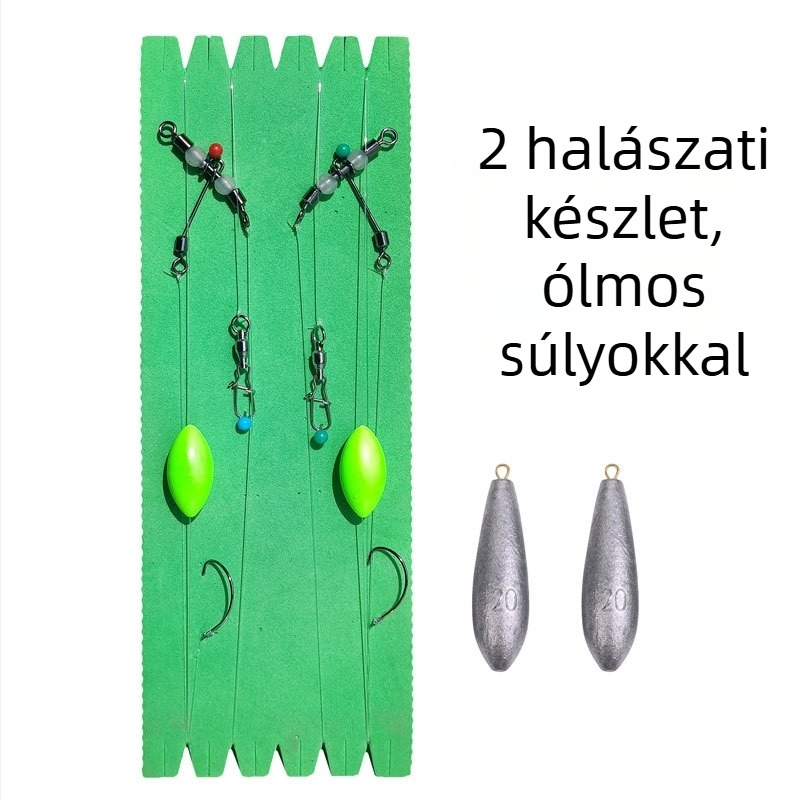 Kite horgász készlet nylon damillal — fordított horgászkészlet, kiegészítők, alkalmas folyókra, tavakra és tározókra