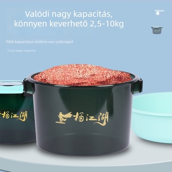 Etetővödör fedéllel – hordozható, ütésálló, többfunkciós, teljes készlet