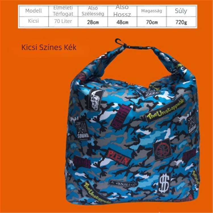 Vastagított összecsukható élőhalas táska, hordozható, vízálló és szagtalanító hatású, Oxford vászonból