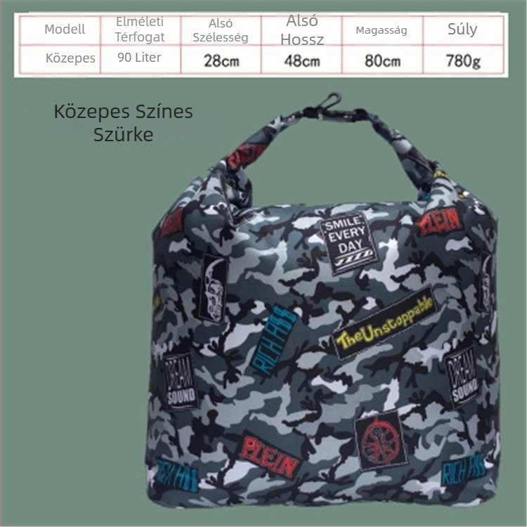 Vastagított összecsukható élőhalas táska, hordozható, vízálló és szagtalanító hatású, Oxford vászonból