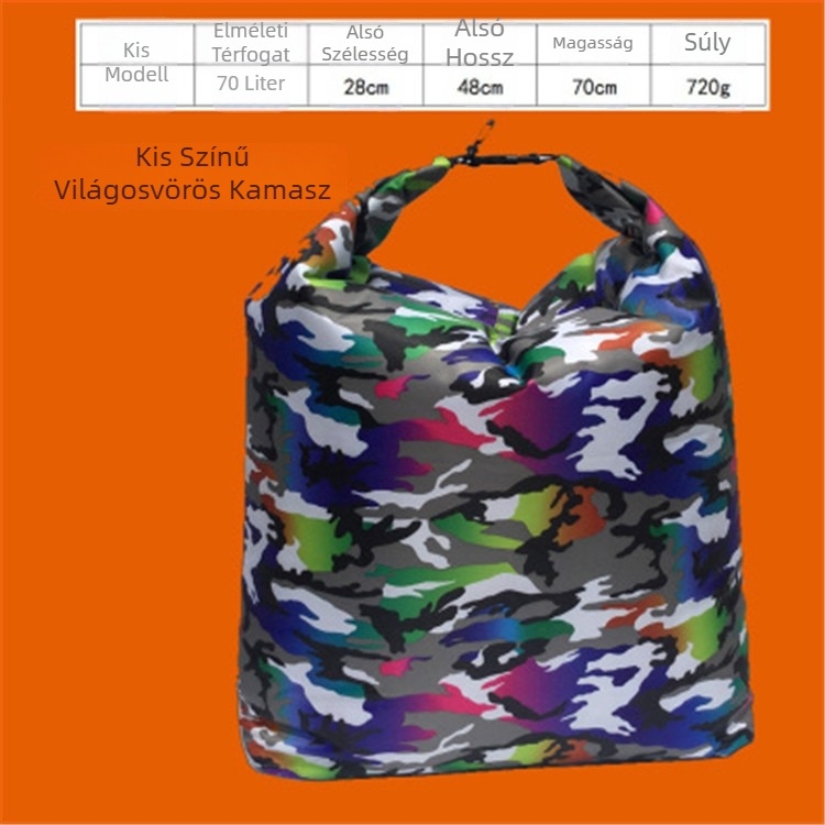 Vastagított összecsukható élőhalas táska, hordozható, vízálló és szagtalanító hatású, Oxford vászonból