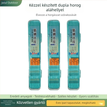 Sleeve típusú horgászhorog készlet, barbed, 500 darabos, Kínában gyártott