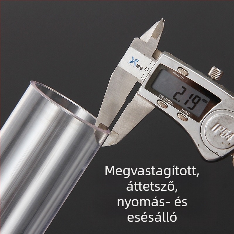 Átlátszó, extrán vastag vödör halászati felszereléshez, nagy kapacitású