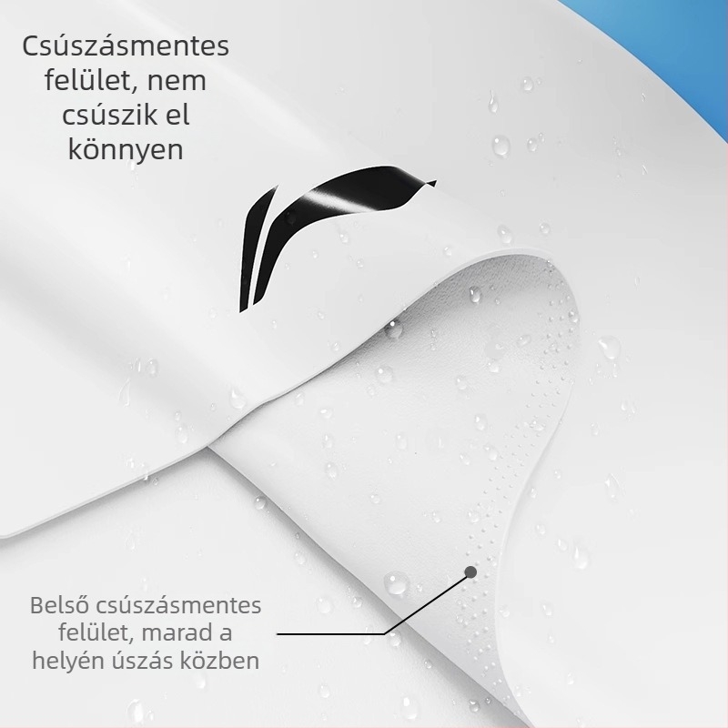 Szilikon úszósapka, vízálló, felnőtteknek, mintás, hosszú hajhoz ideális