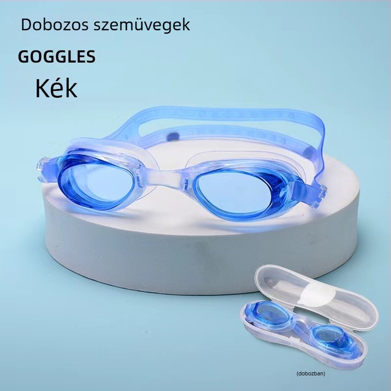 Felnőtt úszószemüveg – páramentes, sík lencsés dizájn, standard úszószemüveg