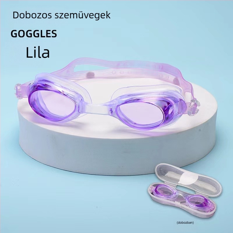 Felnőtt úszószemüveg – páramentes, sík lencsés dizájn, standard úszószemüveg