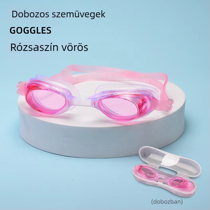 Felnőtt úszószemüveg – páramentes, sík lencsés dizájn, standard úszószemüveg