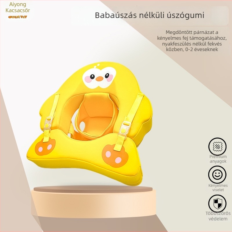 Baba úszógyűrű, mintás felülettel, márka Love Swimming Duck, gyerekeknek, medencés és családi úszáshoz