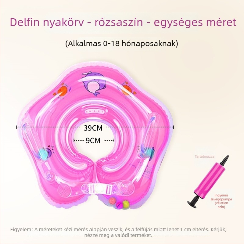 Heni PVC baba nyakgyűrű – úszógyűrű gyerekeknek
