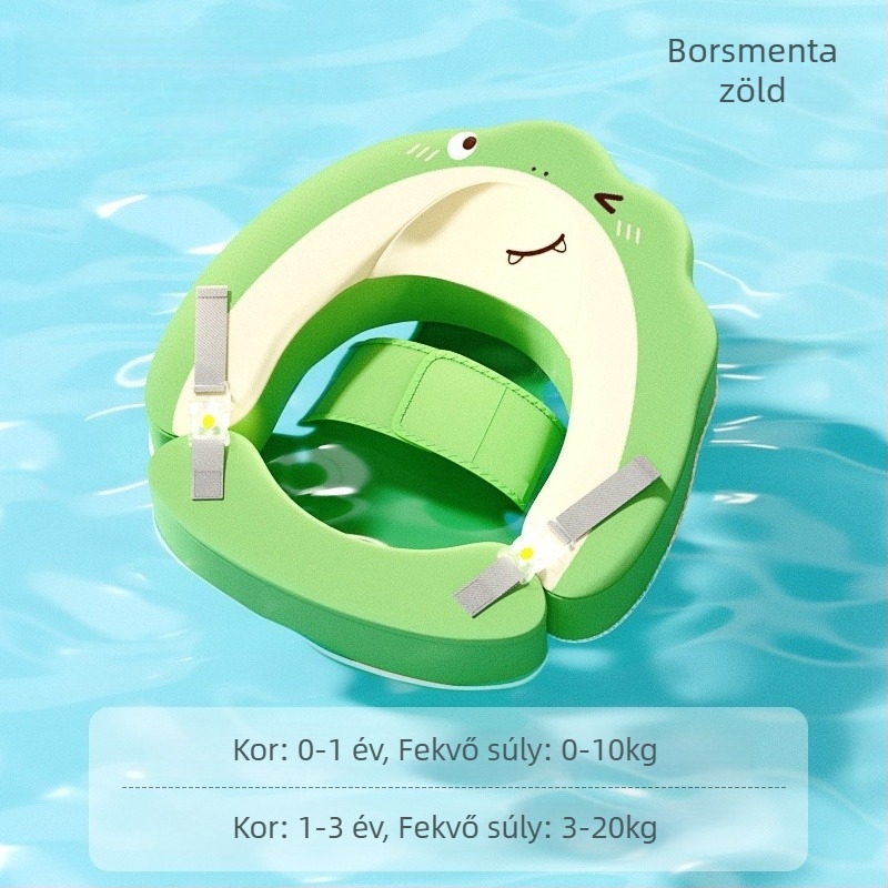 Gyermekeknek úszógyűrű – felfújás nélkül, műanyag, medencés használat