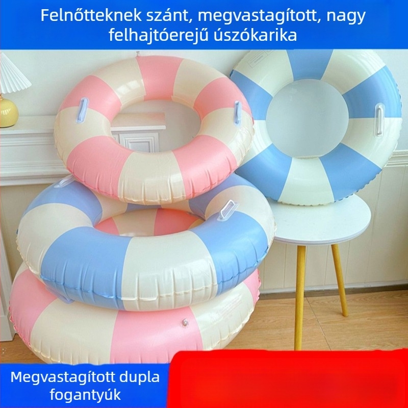 Hónaljhoz illeszkedő vastagított felfújható úszógyűrű, kezdőknek, gyerekeknek és felnőtteknek