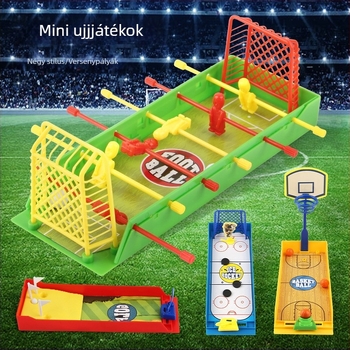 Hongying Ujjfoci, Ujjkosár és Golf – Mini ujj-sportok interaktív asztali játék családi puzzle, műanyag