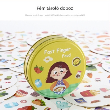 Pinwheel Berman Gyerekek figyelemfejlesztő társasjáték – Párosító feladatok családi játék (papír; társasjáték-kártya; 4–6 évesek; párosítás)