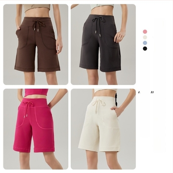 Női jóga capri nadrág - gyorsan száradó, csípőemelés, szoros illeszkedés, anyag: nylon, összetétel 80%, hossz 49 cm, márka Lin Zhan