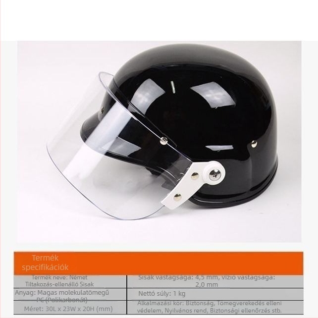 Acél sisak robusz védelemmel és maszkkal – katonai rekvizit filmekhez és televízióhoz, katonai rajongóknak